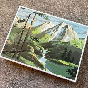 Four Point Puzzles - Paint By Numbers: Mountains - 1,000 pieces